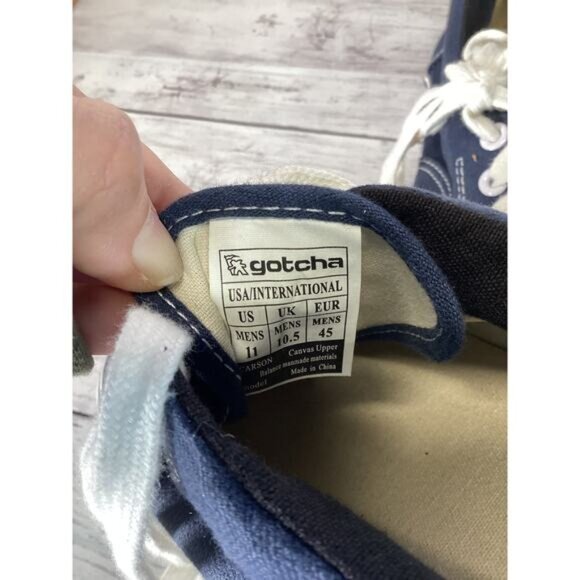 Preppy Streetwear Coquette Utility GOTCHA Men's Skate Shoes Sneaker Size 11 - Picture 6 of 7